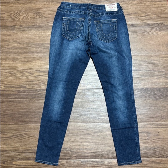 True Religion Women's Studded Skinny Jeans - Dark Blue - Picture 3 of 11